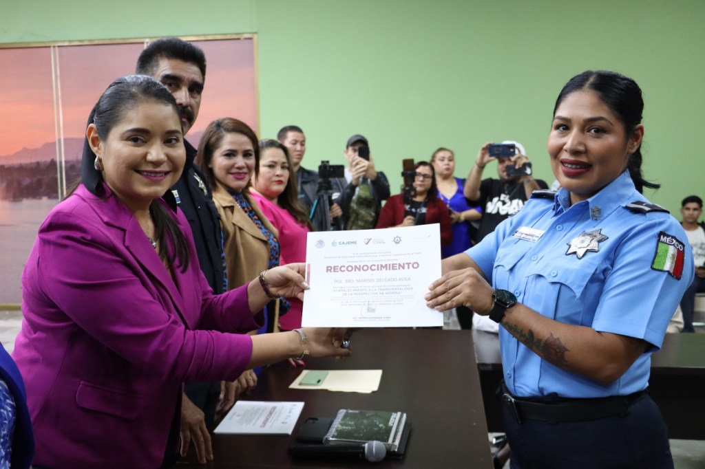 AVANZA AYUNTAMIENTO EN LA PREPARACIÓN DE POLICÍAS CON PERSPECTIVA DE&nbsp;GÉNERO