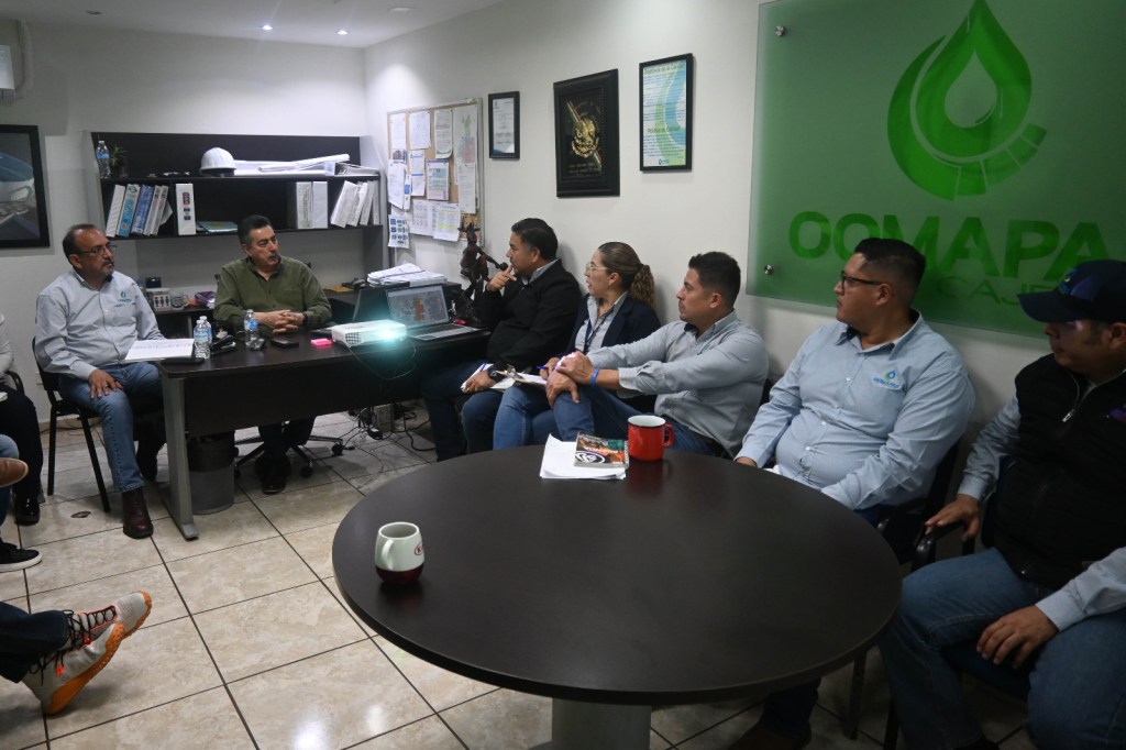 PARA ATENCIÓN OPORTUNA DE LOS USUARIOS SE REALIZA REUNIÓN DE TRABAJO EN OOMAPAS DE&nbsp;CAJEME