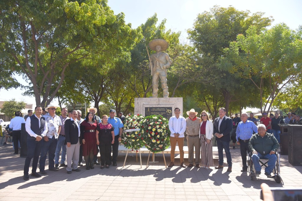 CONMEMORAN 105 ANIVERSARIO LUCTUOSO DEL GENERAL EMILIANO ZAPATA&nbsp;SALAZAR