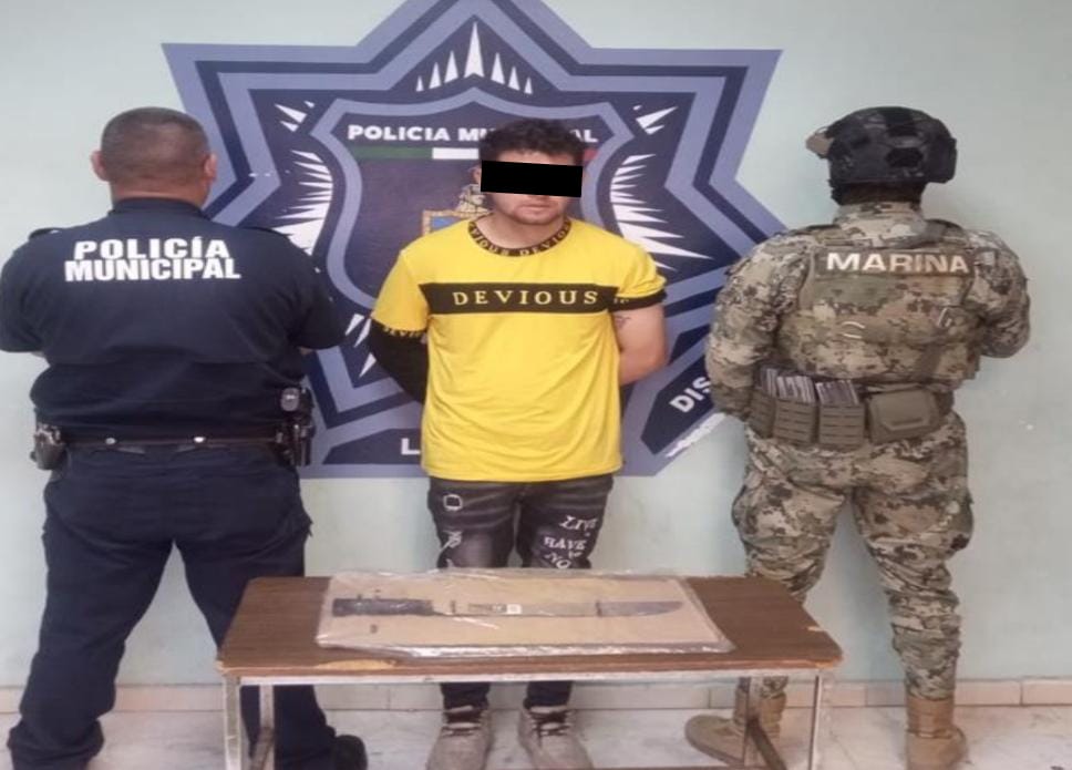 CAPTURA POLICÍA MUNICIPAL A SUJETO POR ROBO A&nbsp;COMERCIO