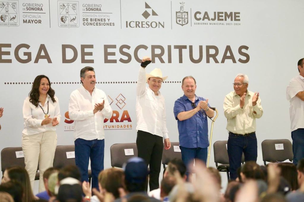 Responde Gobernador Durazo a rezago de décadas en certeza jurídica para vecinos de Ampliación El Rodeo en&nbsp;Cajeme