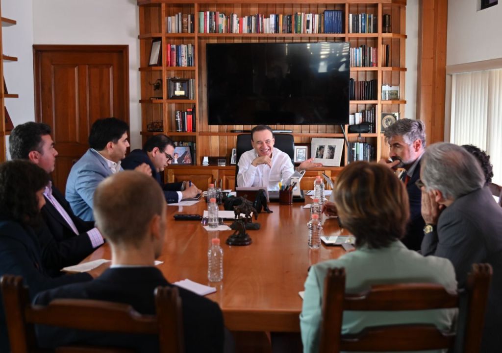Potencia Gobernador Durazo proyectos estratégicos del Plan Sonora con directivos del Banco Mundial y Puerto de&nbsp;Amberes