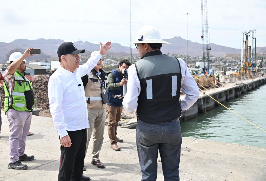 Consolida Gobernador Durazo modernización del Puerto de Guaymas como puerta logística del&nbsp;noroeste