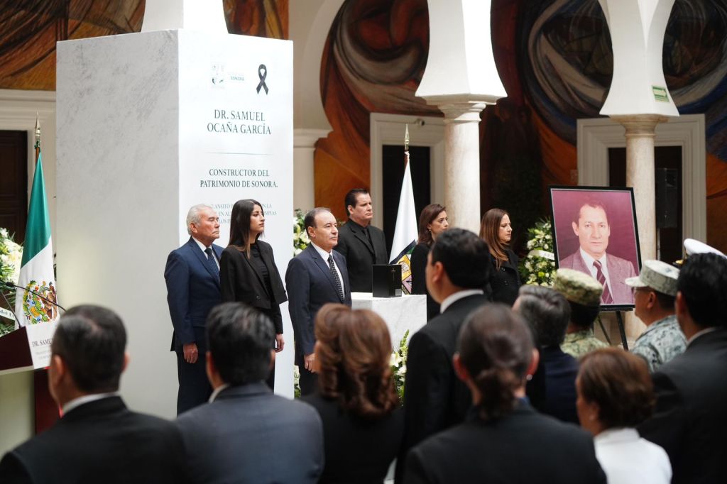 Honra Gobernador Durazo legado del Dr. Samuel Ocaña con homenaje póstumo en Palacio de&nbsp;Gobierno