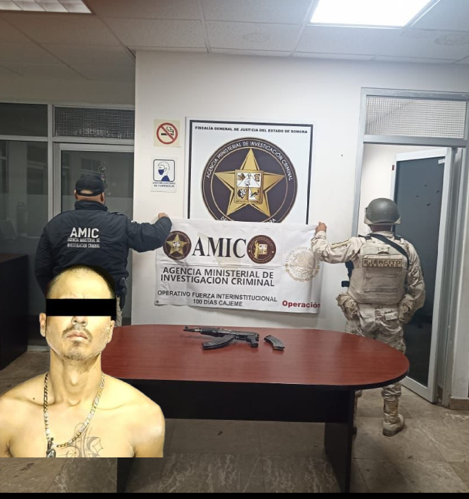 Operativo conjunto detiene a persona y asegura indicios tras agresión armada en Ciudad&nbsp;Obregón