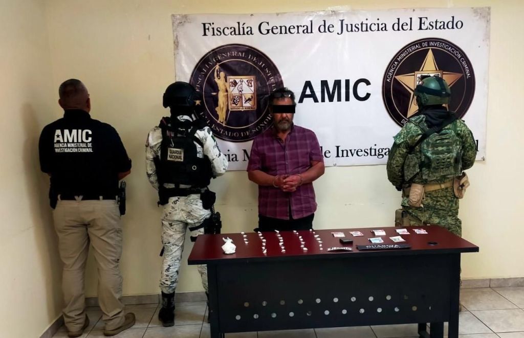 Capturan a presunto narcomenudista y aseguran droga en cateo en San Luis Río Colorado