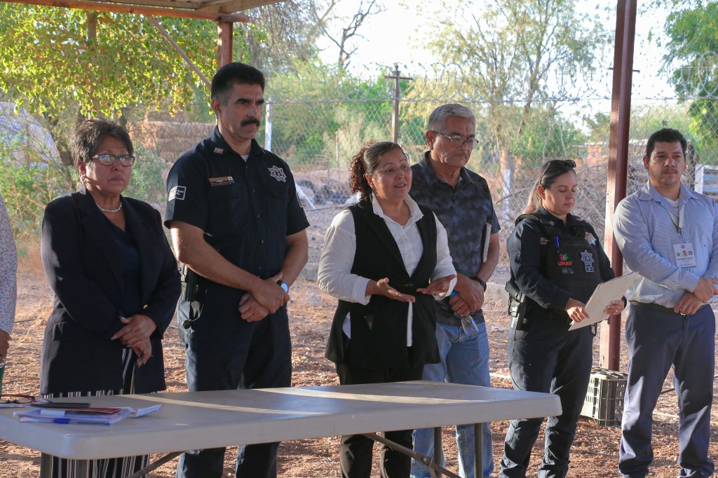 VISITA PROGRAMAS EN PREVENCIÓN DEL DELITO EL EJIDO FRANCISCO VILLA EN CAJEME