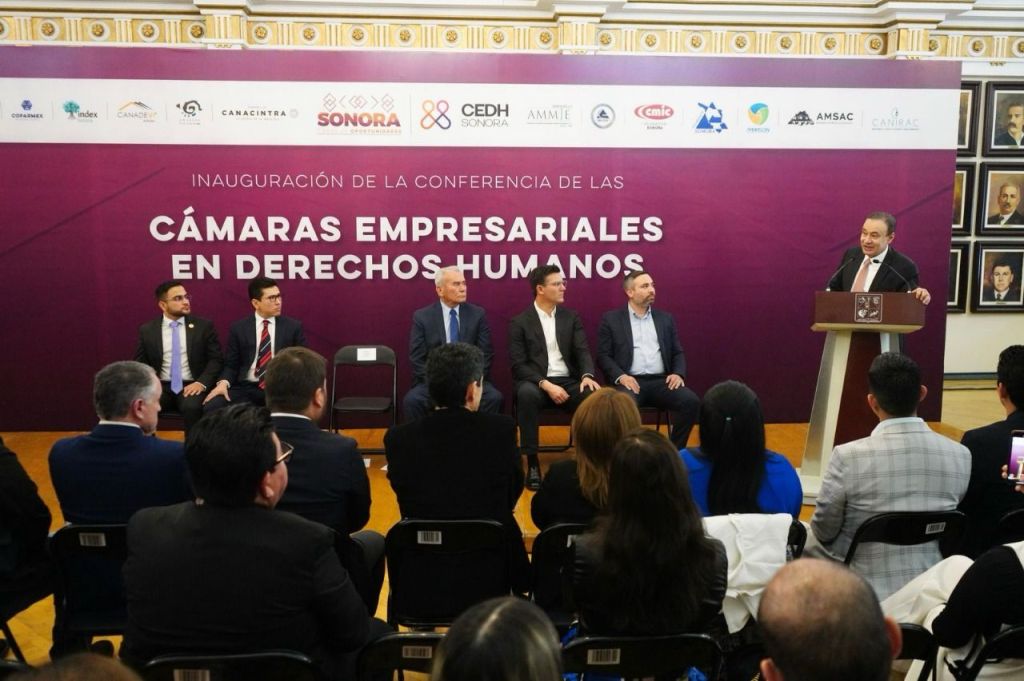 Gobernador Durazo impulsa alianza entre sector empresarial y CEDH para fortalecer los derechos laborales en Sonora