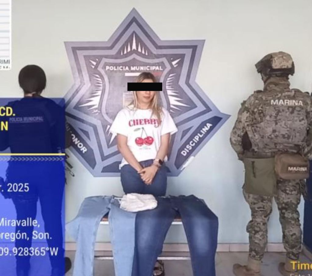 DETIENE POLICÍA MUNICIPAL DE CAJEME A MUJER POR ROBO A COMERCIO Y A HOMBRE POR ROBO A CASA HABITACIÓN