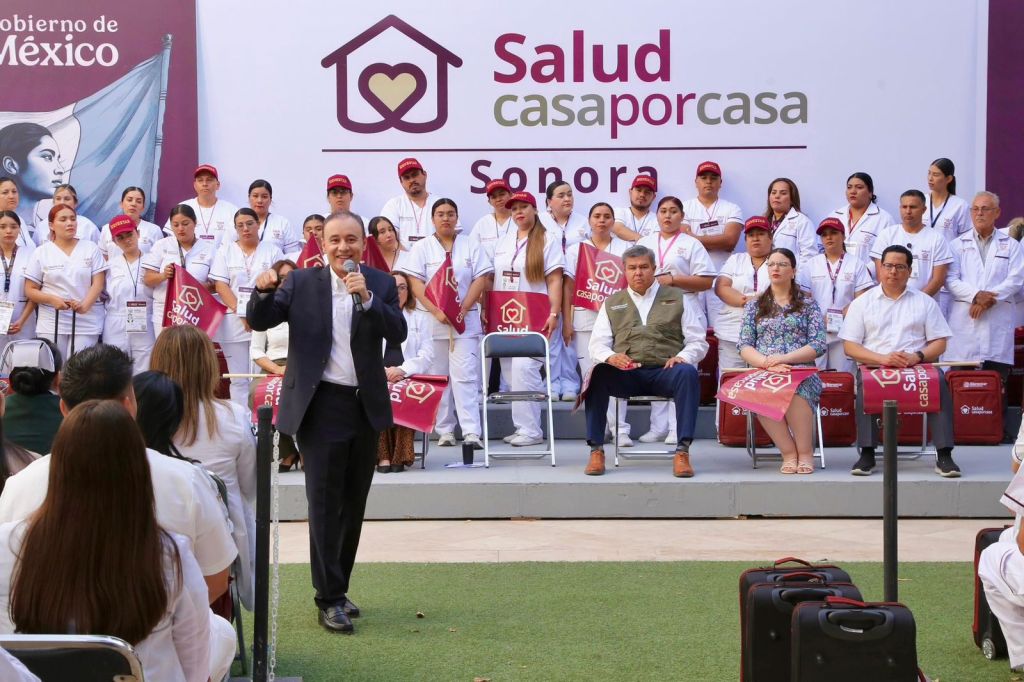 Gobernador Durazo y Presidenta Sheinbaum arrancan programa “Salud Casa por Casa” en beneficio de más de 330 mil&nbsp;sonorenses