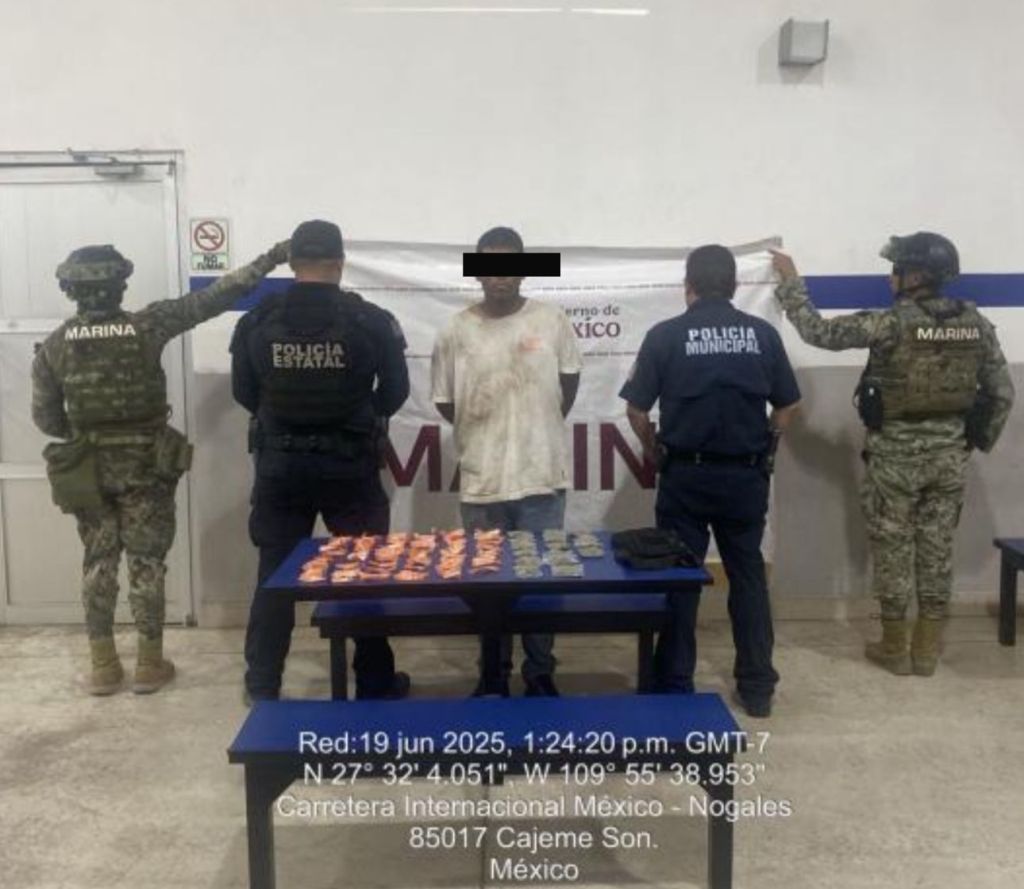 OPERATIVO COORDINADO DETIENE A PRESUNTOS POR EL DELITO CONTRA LA SALUD Y POSESIÓN DE ARMA DE FUEGO EN&nbsp;CAJEME