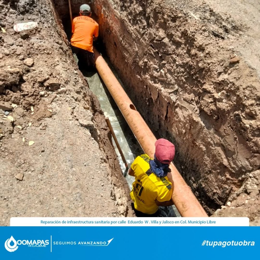 Sigue el Oomapasc con trabajos de&nbsp;reparación