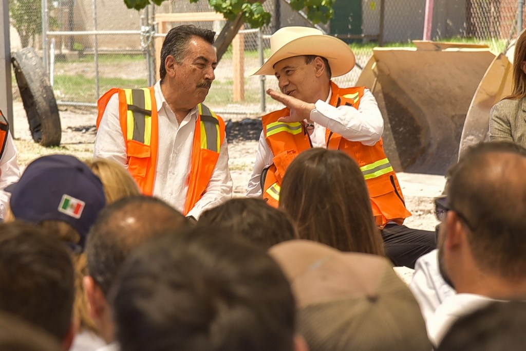 GOBERNADOR DE SONORA ALFONSO DURAZO Y JAVIER LAMARQUE DAN INICIO CON LA RENOVACIÓN DEL PARQUE INDUSTRIAL DE CIUDAD&nbsp;OBREGÓN