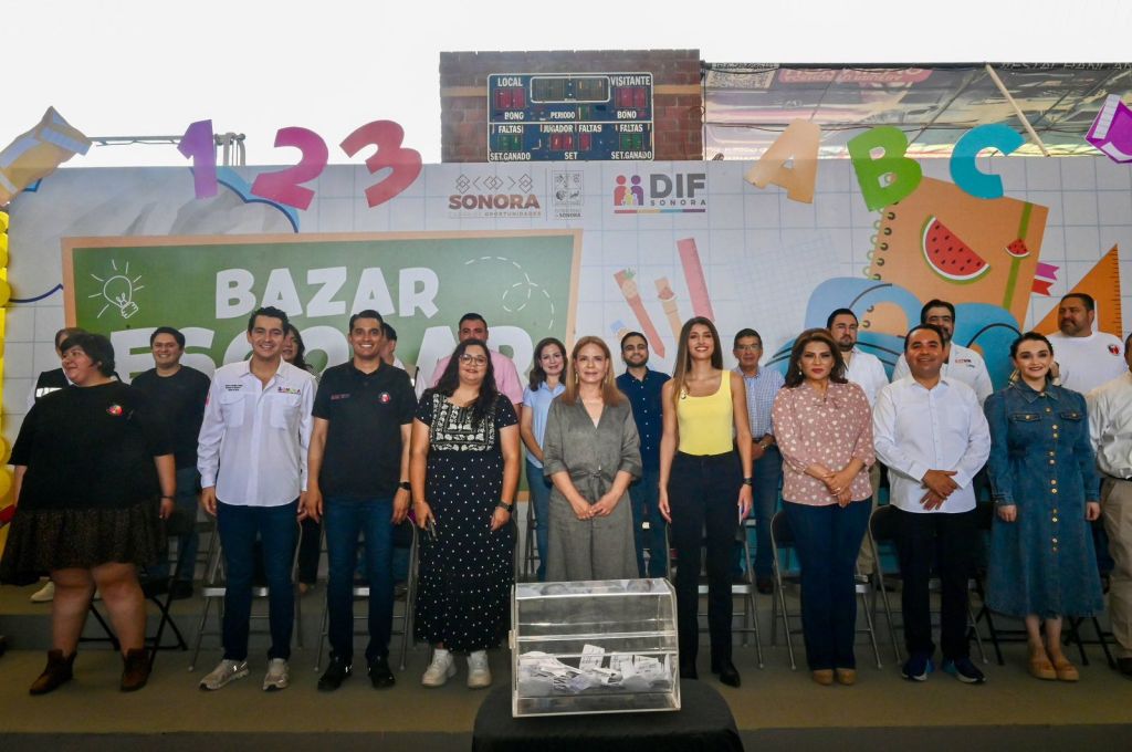 Gobernador Durazo respalda economía de familias sonorenses con Bazar Escolar 2025