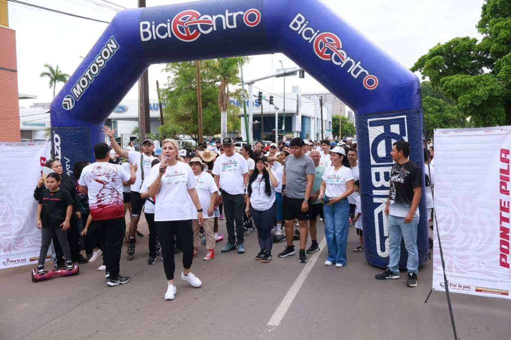 CAJEME CELEBRA EL DÍA INTERNACIONAL DE LA PAZ CON EXITOSA RODADA EN DOMINGUEANDO EN BICI Y&nbsp;+