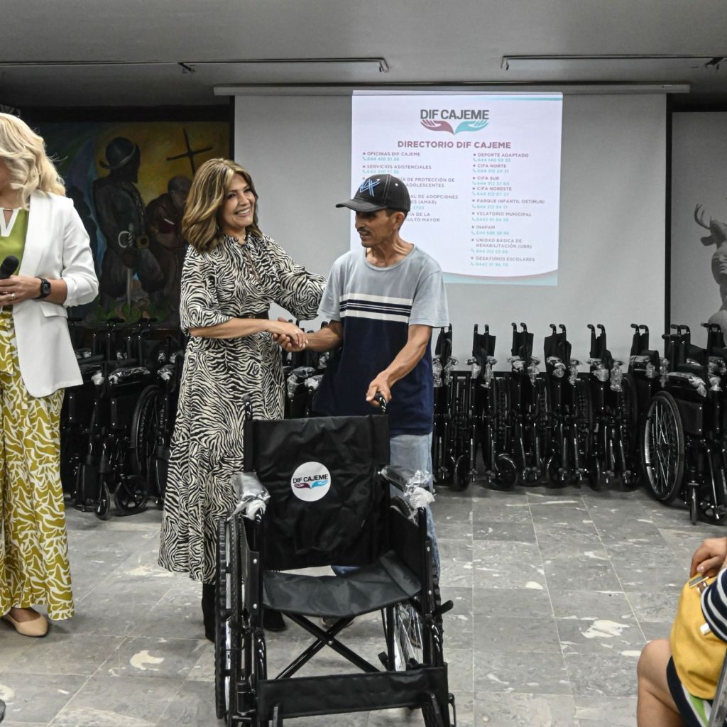 DIF CAJEME FORTALECE INCLUSIÓN CON ENTREGA DE SILLAS DE&nbsp;RUEDAS