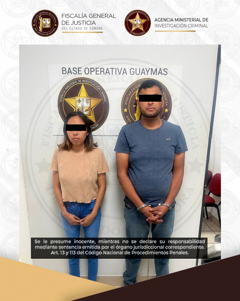 Vinculada a proceso mujer por maltrato infantil; su pareja es imputado en&nbsp;Guaymas