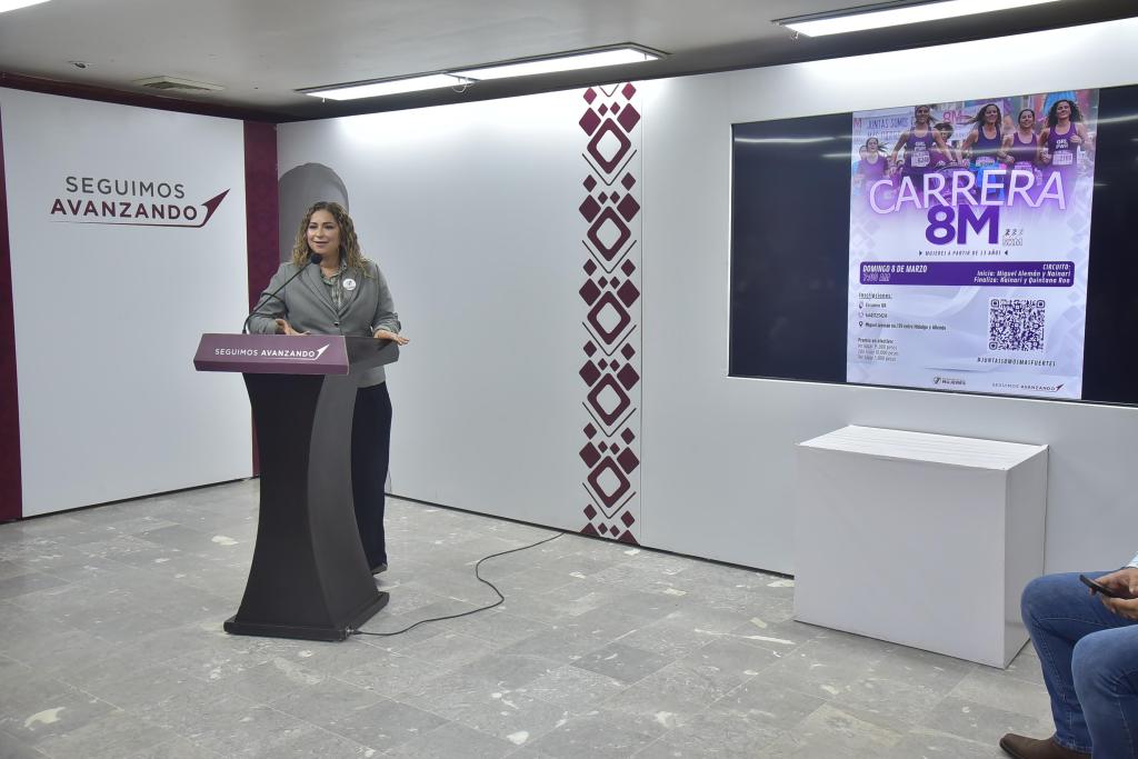INVITA AYUNTAMIENTO A MUJERES A PARTICIPAR EN LA “CARRERA 8M” PARA FORTALECER LA UNIDAD Y LA IGUALDAD DE&nbsp;GÉNERO