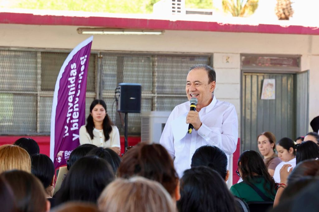 Arranca Gobernador Durazo entrega de becas Rita Cetina para alumnas y alumnos de primarias&nbsp;públicas