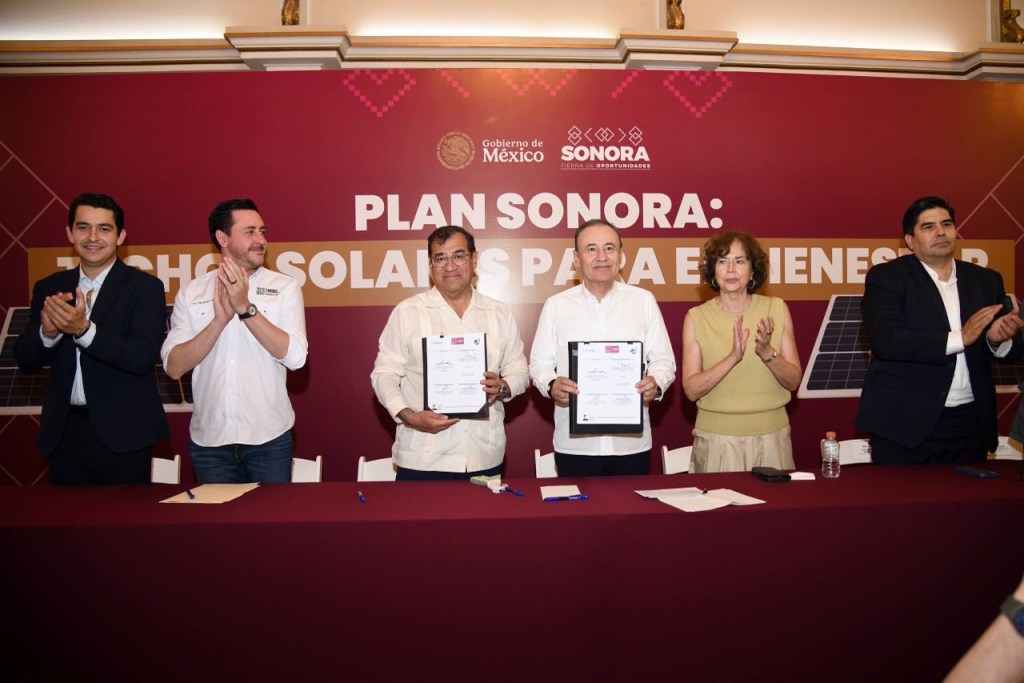 Gobernador Durazo lleva energía solar a hogares para reducir hasta 70% el recibo de&nbsp;luz