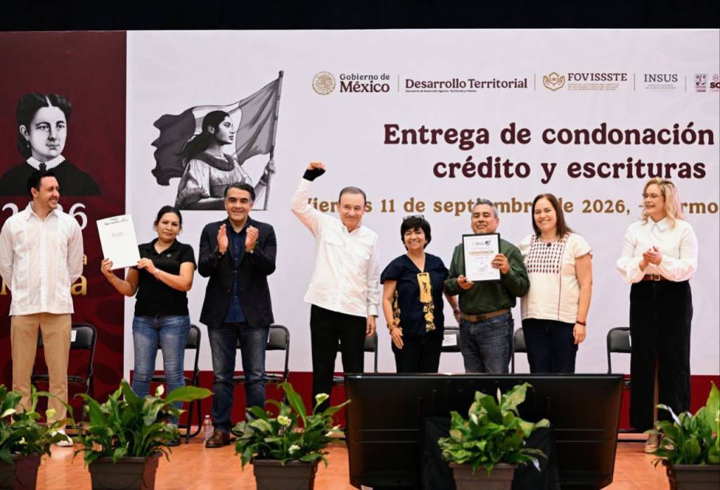 Durazo y Sheinbaum hacen realidad la regularización patrimonial en Sonora con entrega de más de 39 mil&nbsp;escrituras