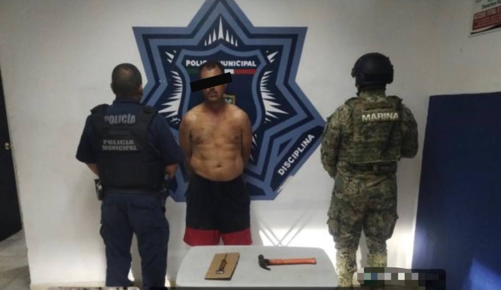 ATIENDE SSPM CASO DE VIOLENCIA FAMILIAR Y DETIENE A PRESUNTO EN LA PIONEROS DE&nbsp;CAJEME