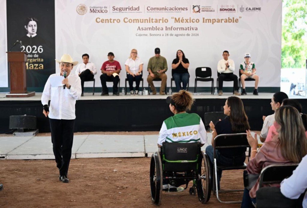 Durazo y Sheinbaum suman a Cajeme a la estrategia nacional “México Imparable” para prevenir violencias
